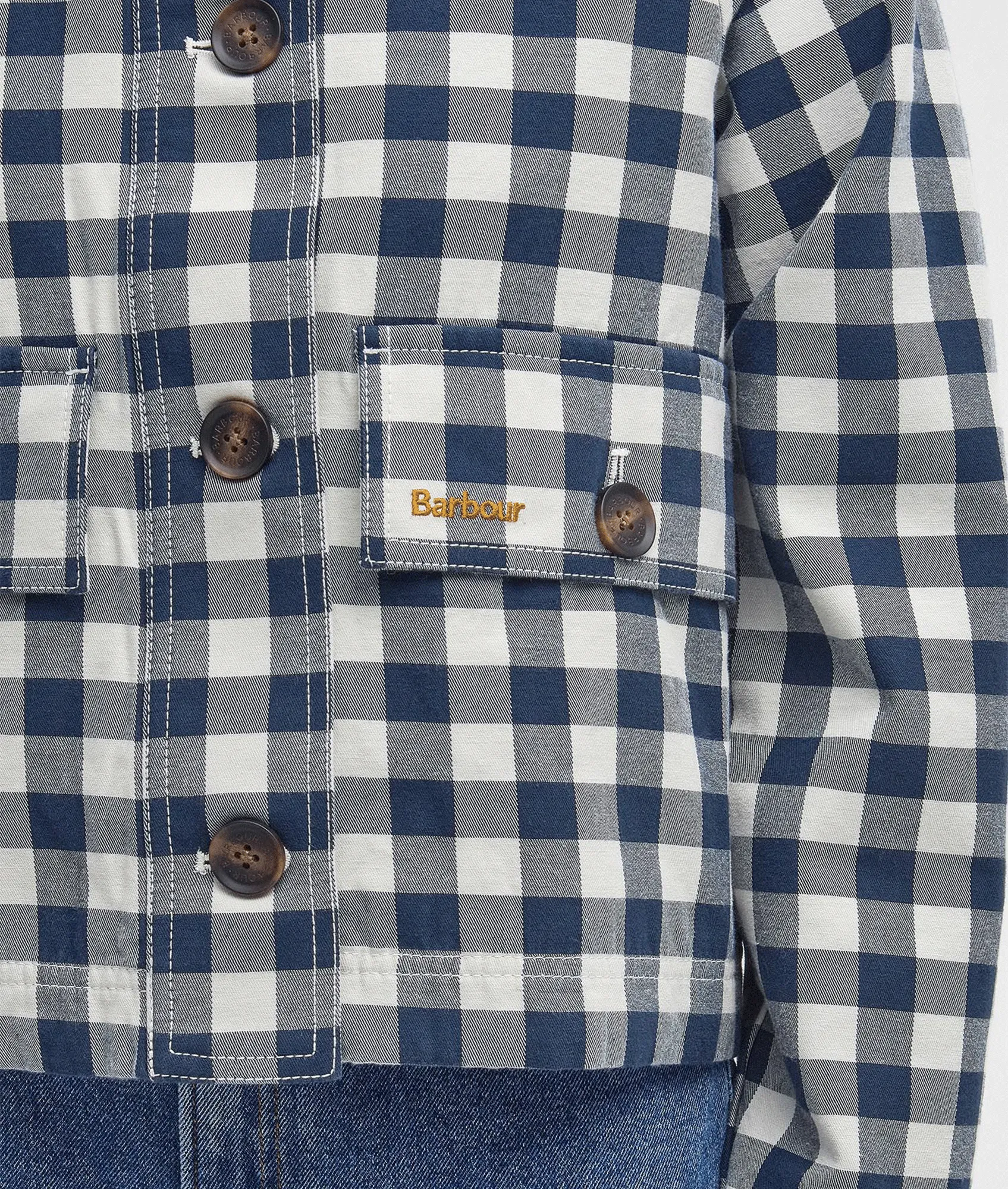 Maddison Gingham Casual Jacket - Multi