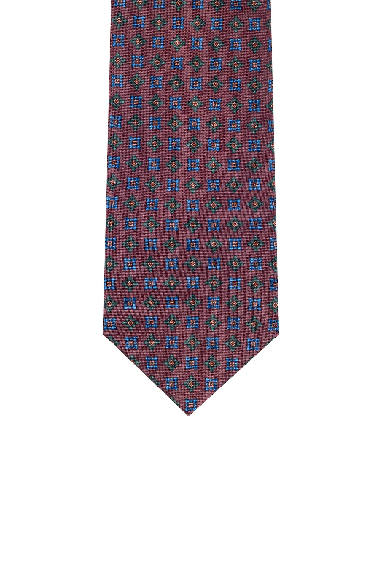 Maroon Madder Silk Motif Tie