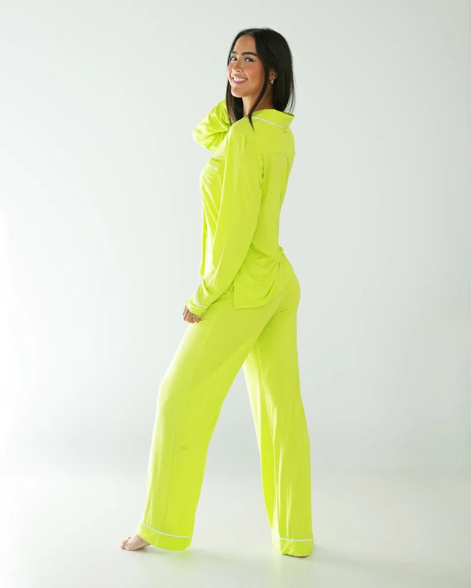 Middle of the Night Pajamas - Acid Lime