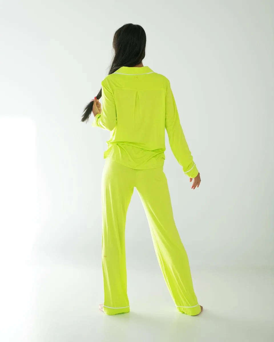 Middle of the Night Pajamas - Acid Lime