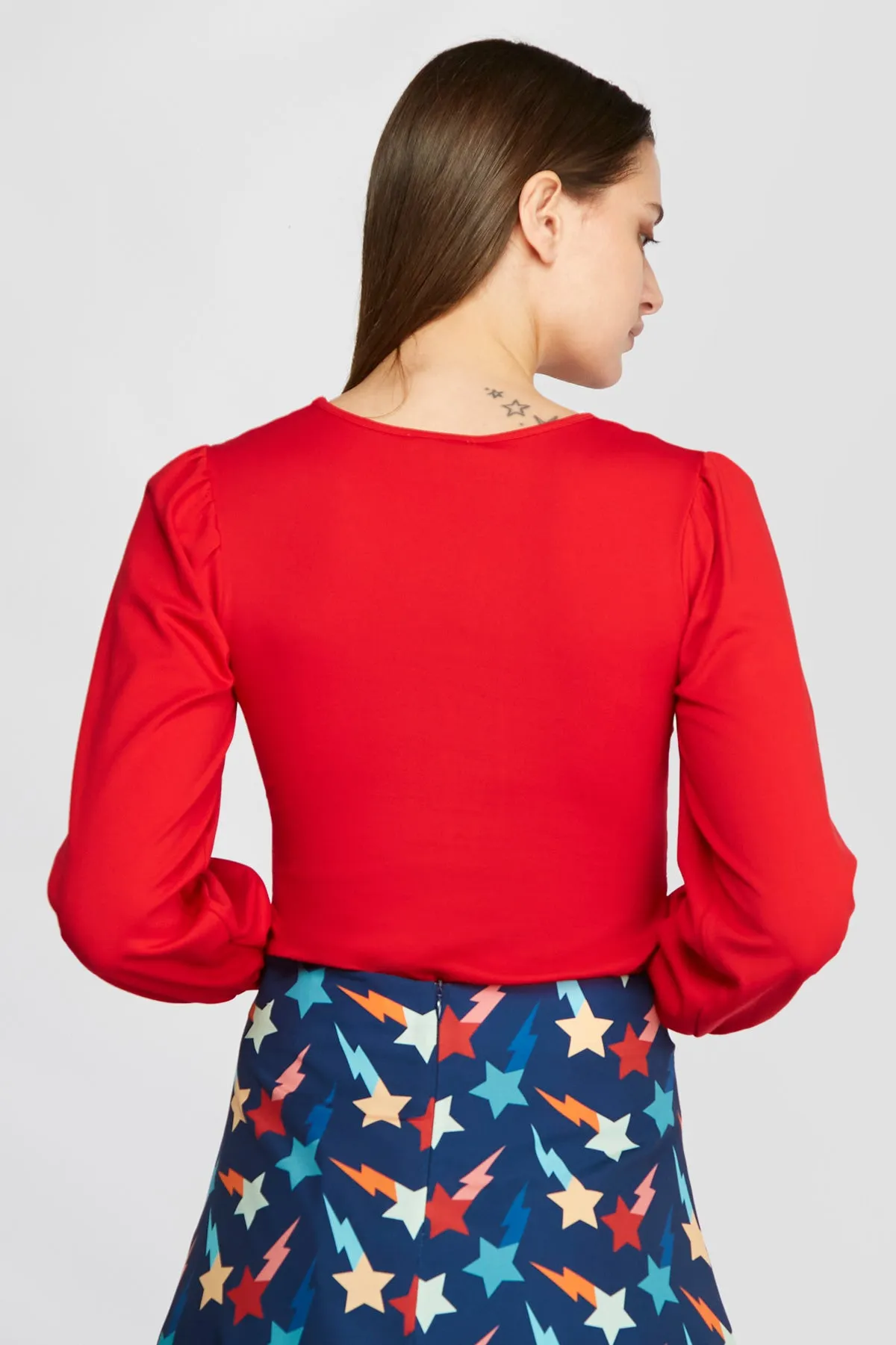 Minueto Red Parachute Bodysuit