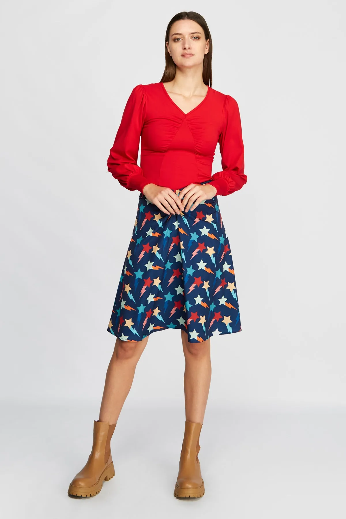 Minueto Red Parachute Bodysuit