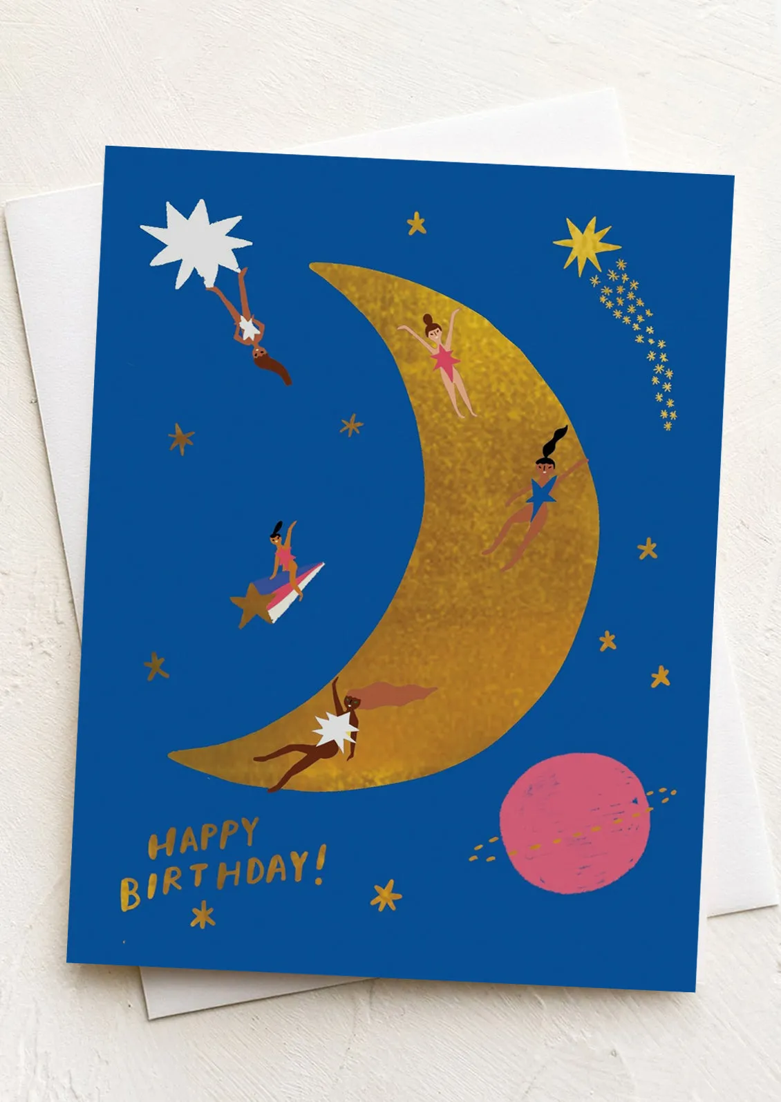 Moon Landing Birthday Card