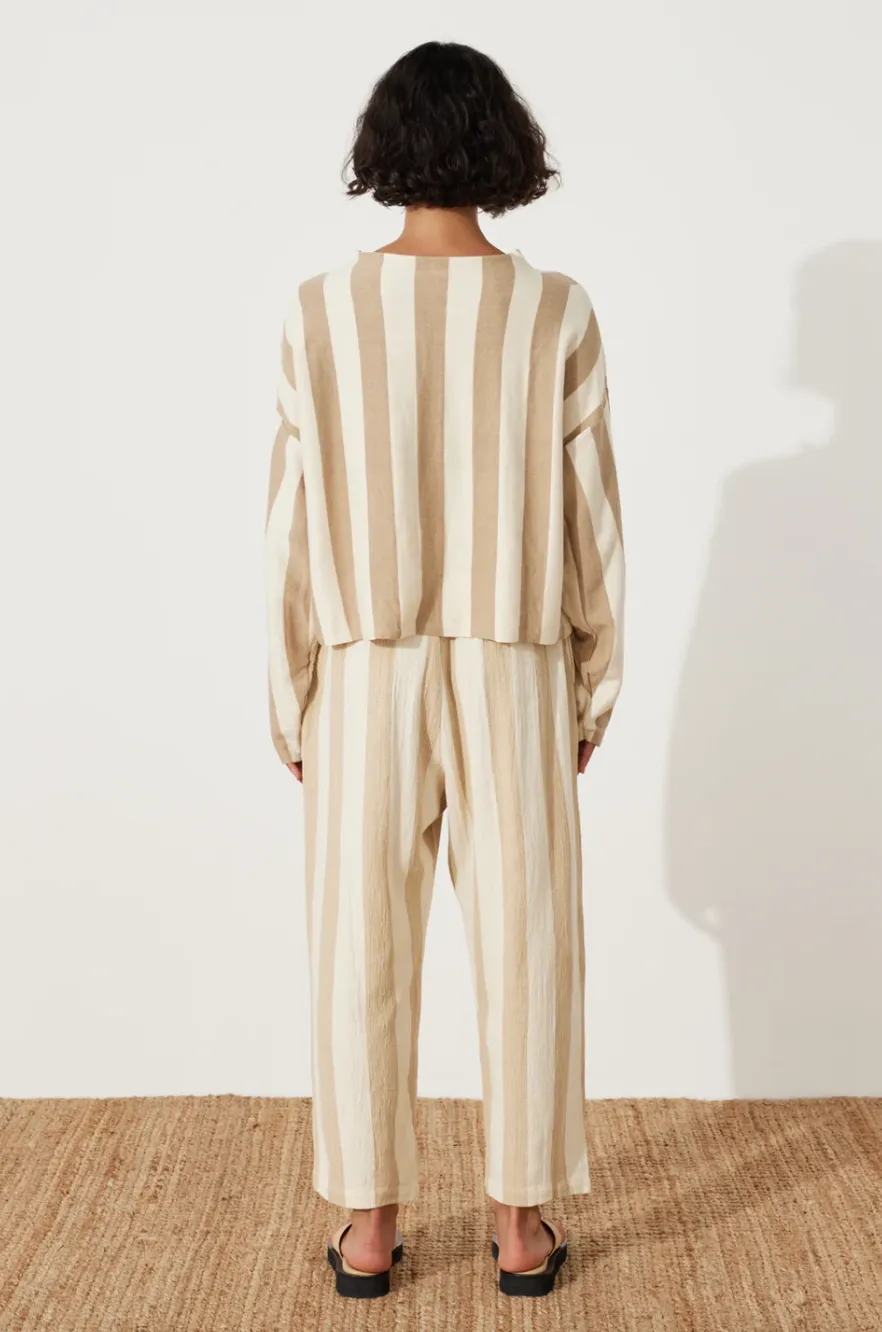 Natural Stripe Knit Jumper