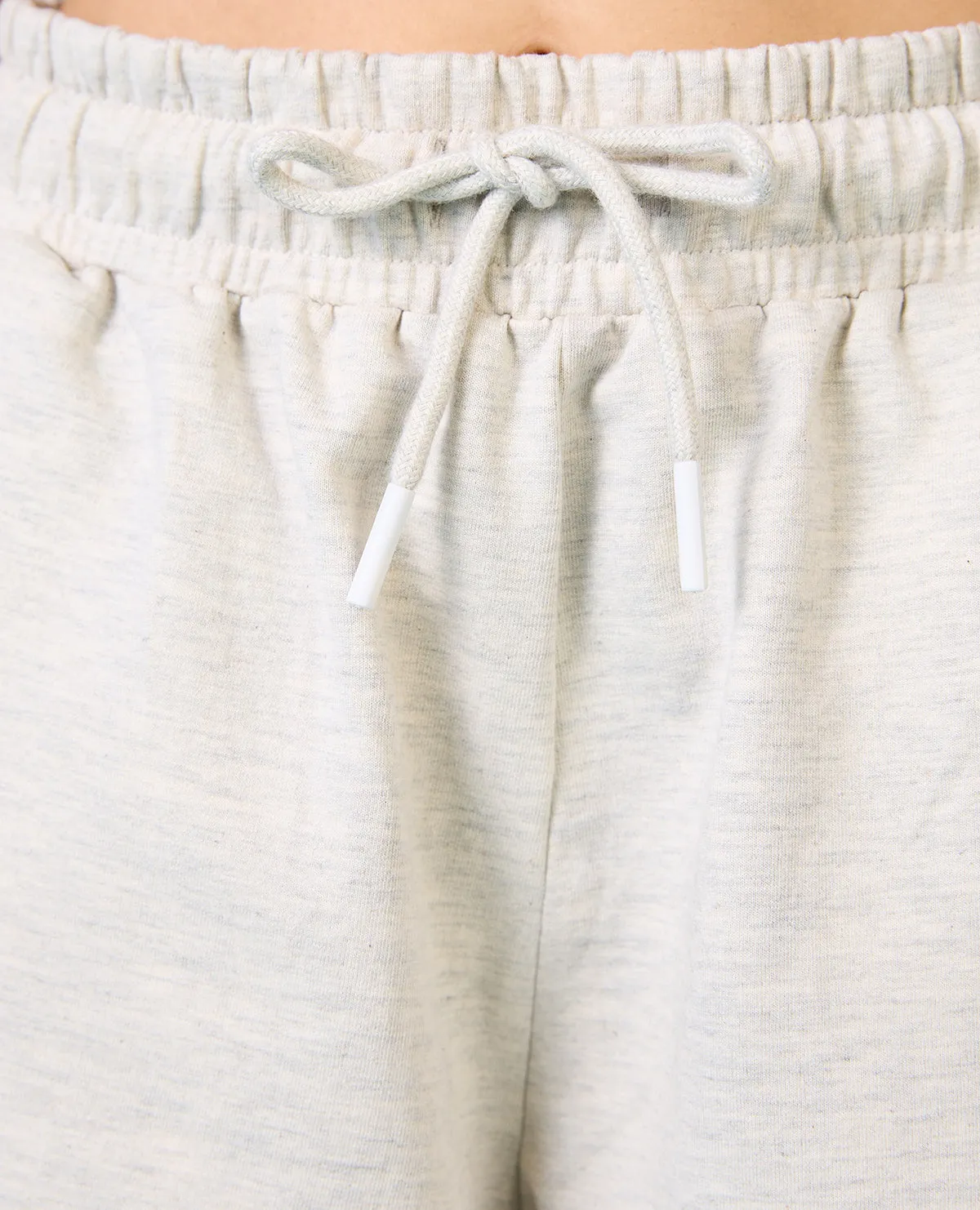 Nykd All Day  Knit Terry Shorts - NYLE503 - Ecru melange