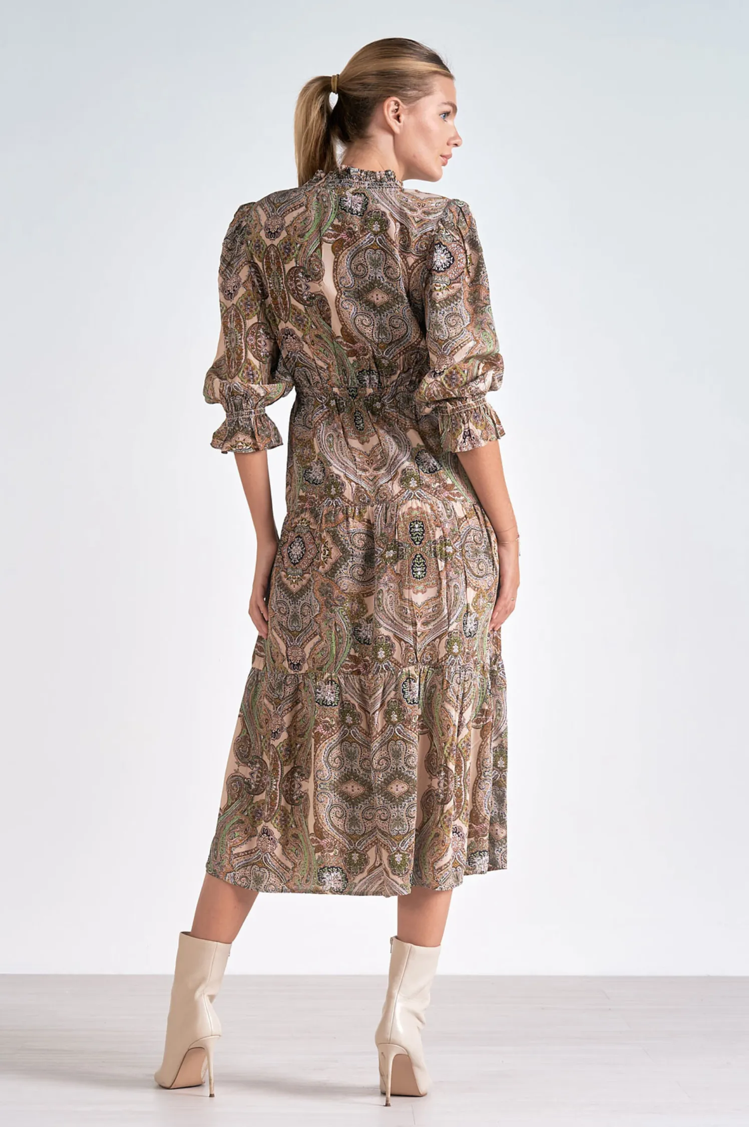 Paisley Midi Dress