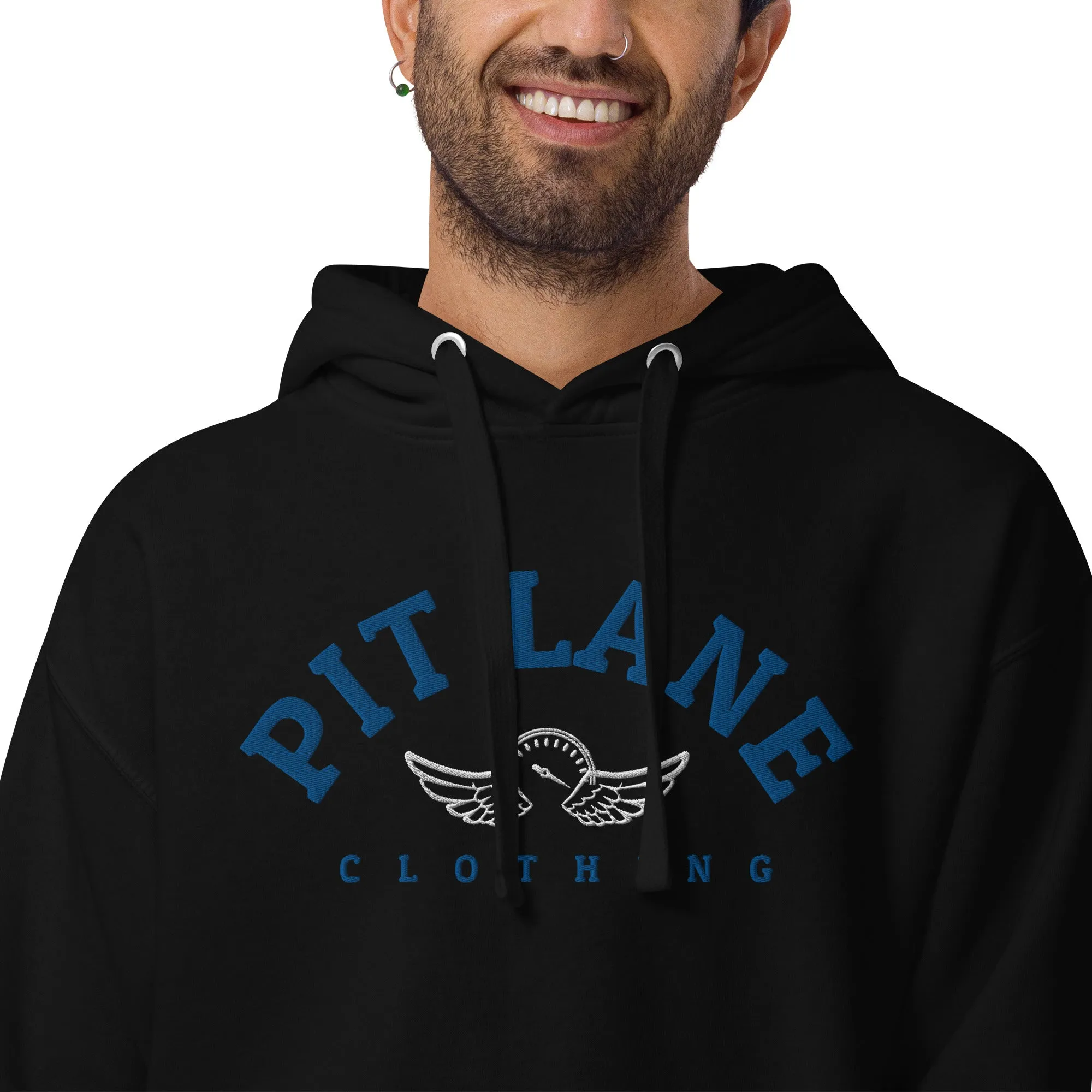 PIT LANE CLOTHING Embroidered Heavyweight Hoodie