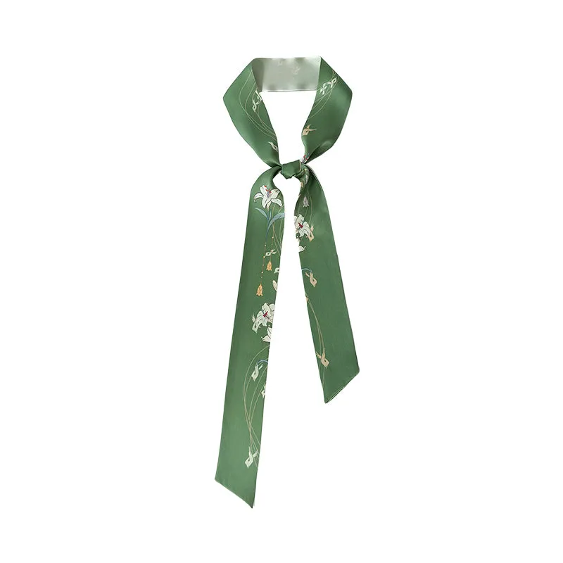 "Lily" Silk Twilly Scarf