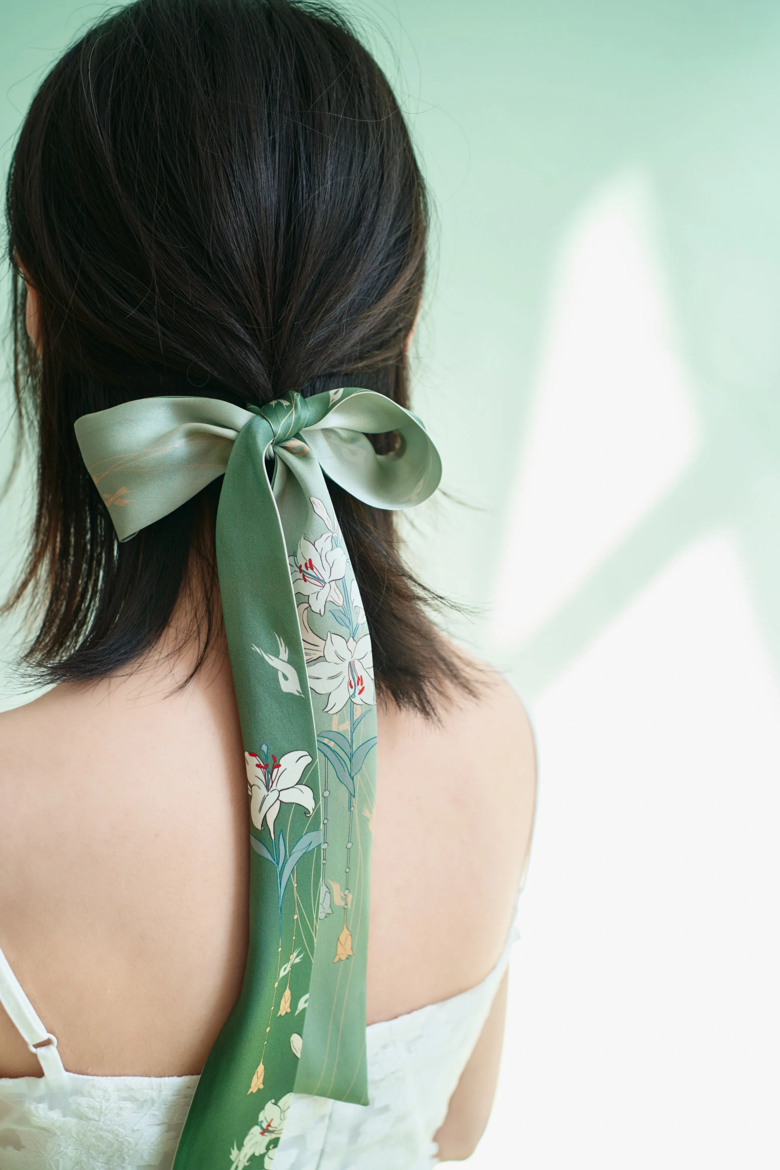 "Lily" Silk Twilly Scarf