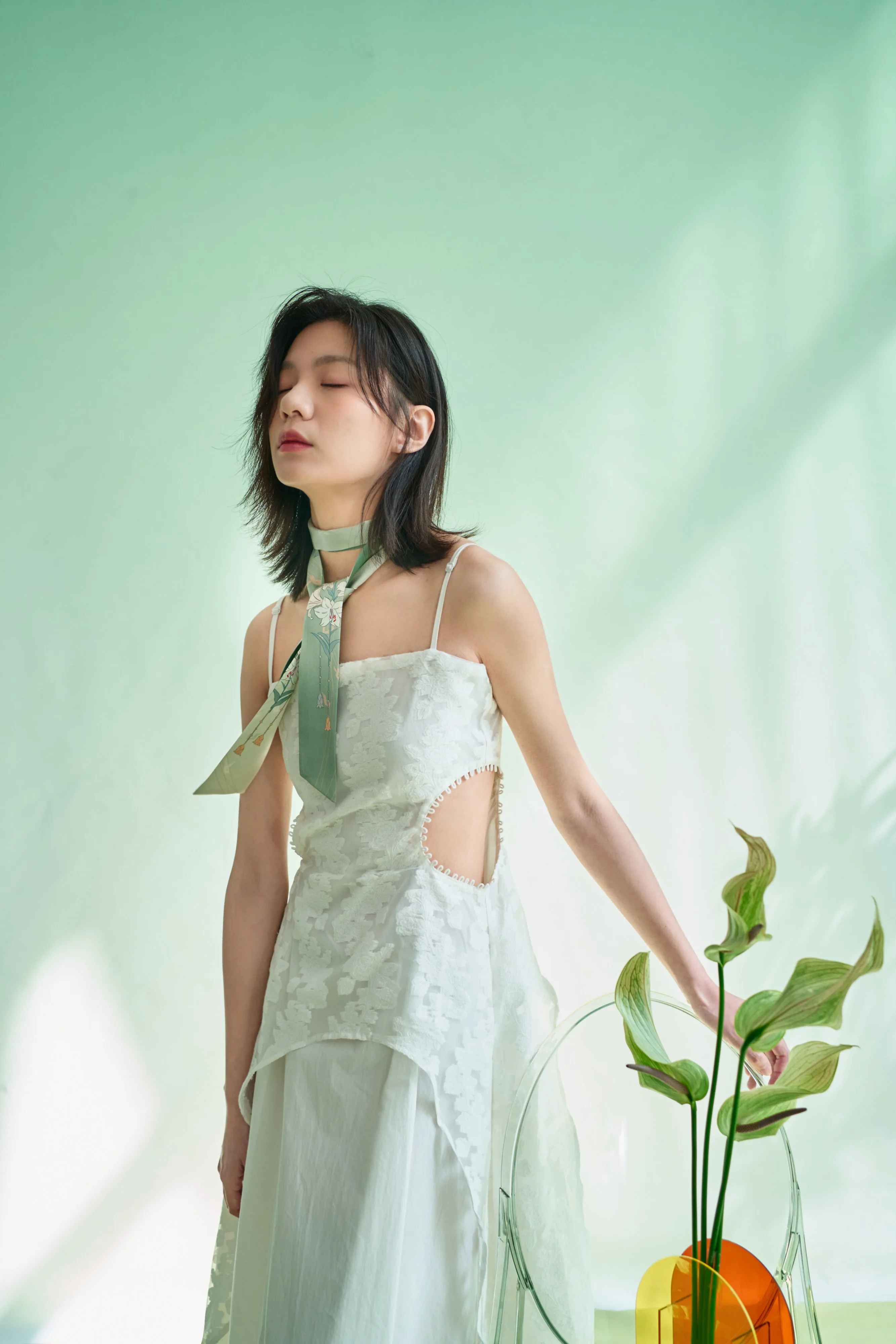 "Lily" Silk Twilly Scarf