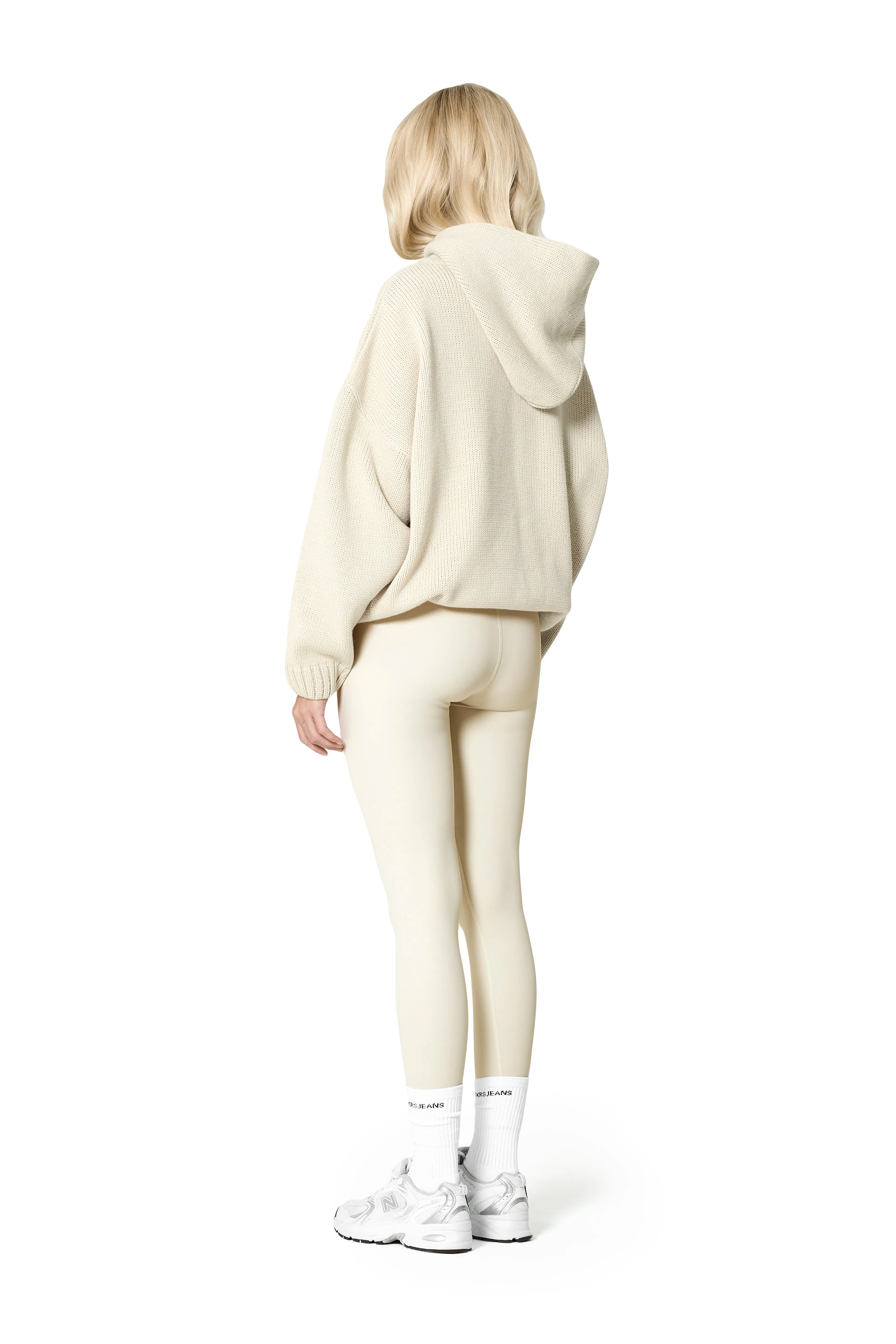 Seekers Knit Hoodie in Bone