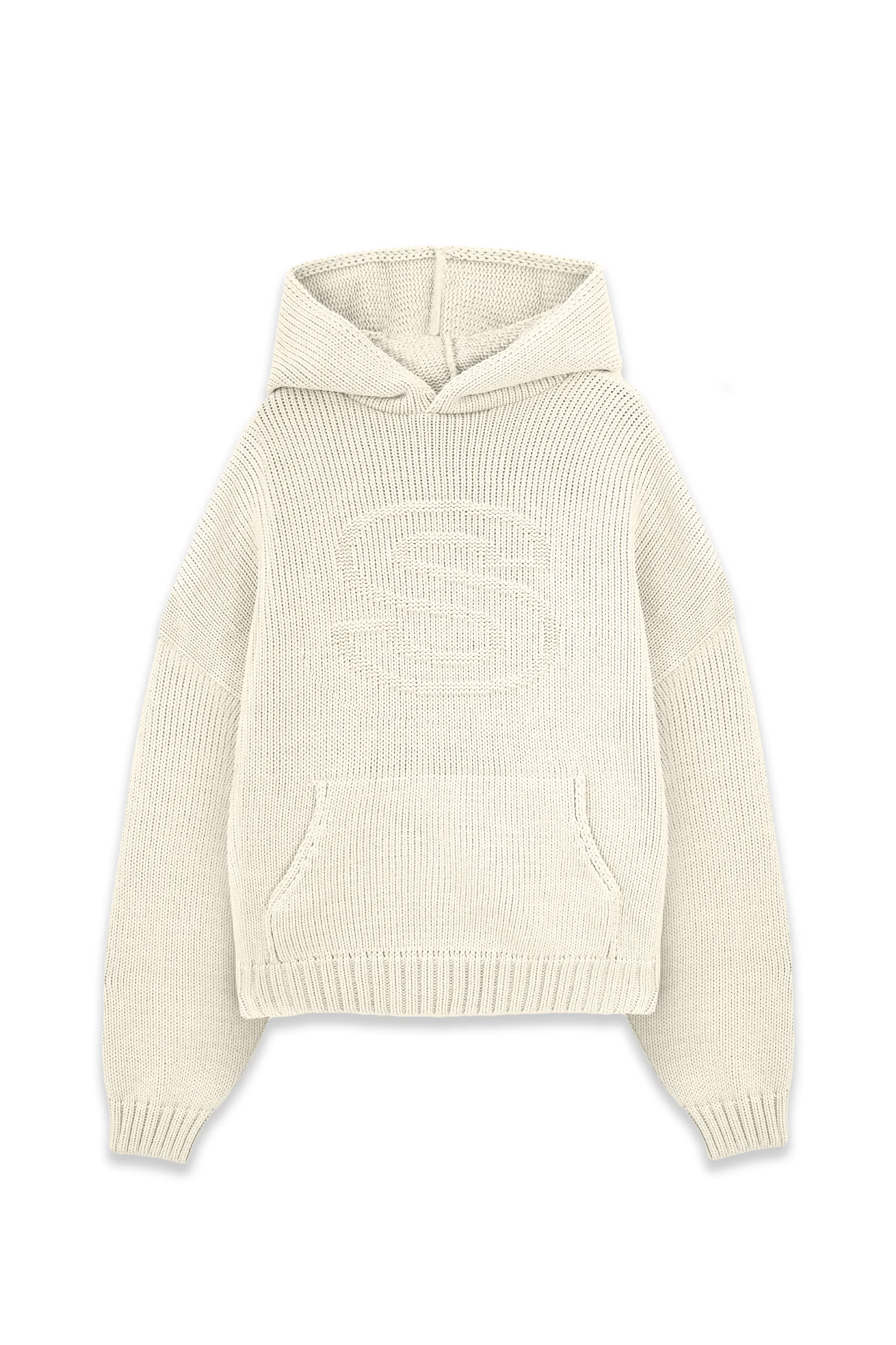 Seekers Knit Hoodie in Bone