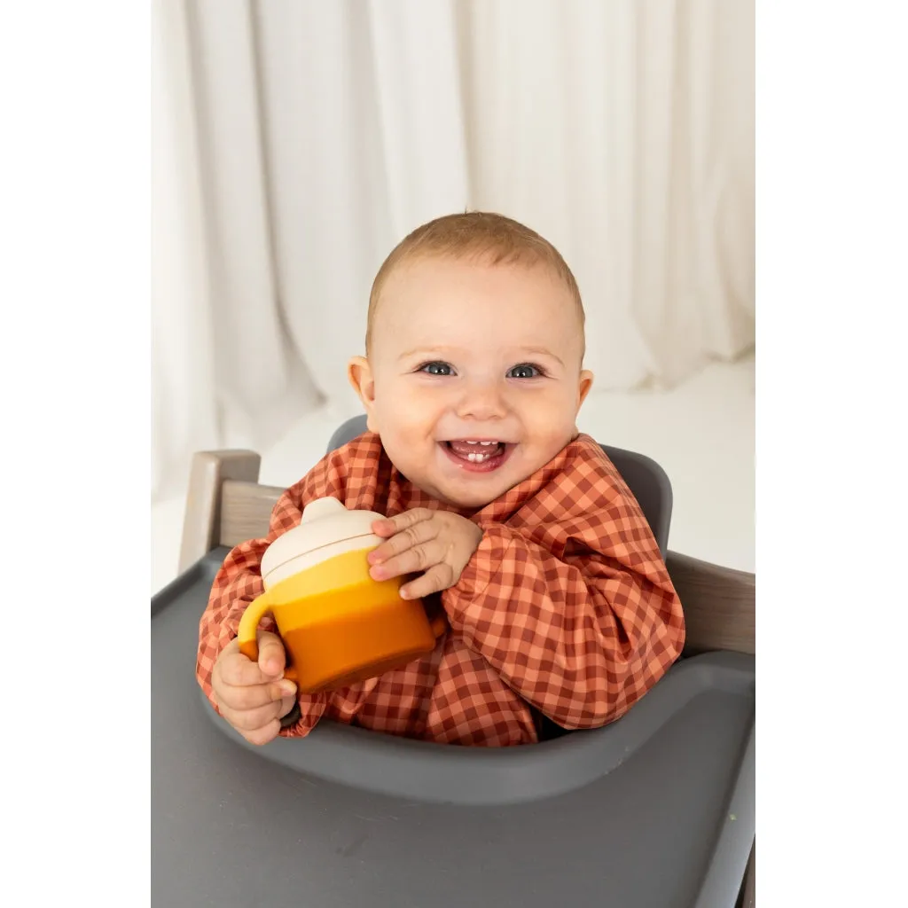 Smock Bib - Sunset Gingham