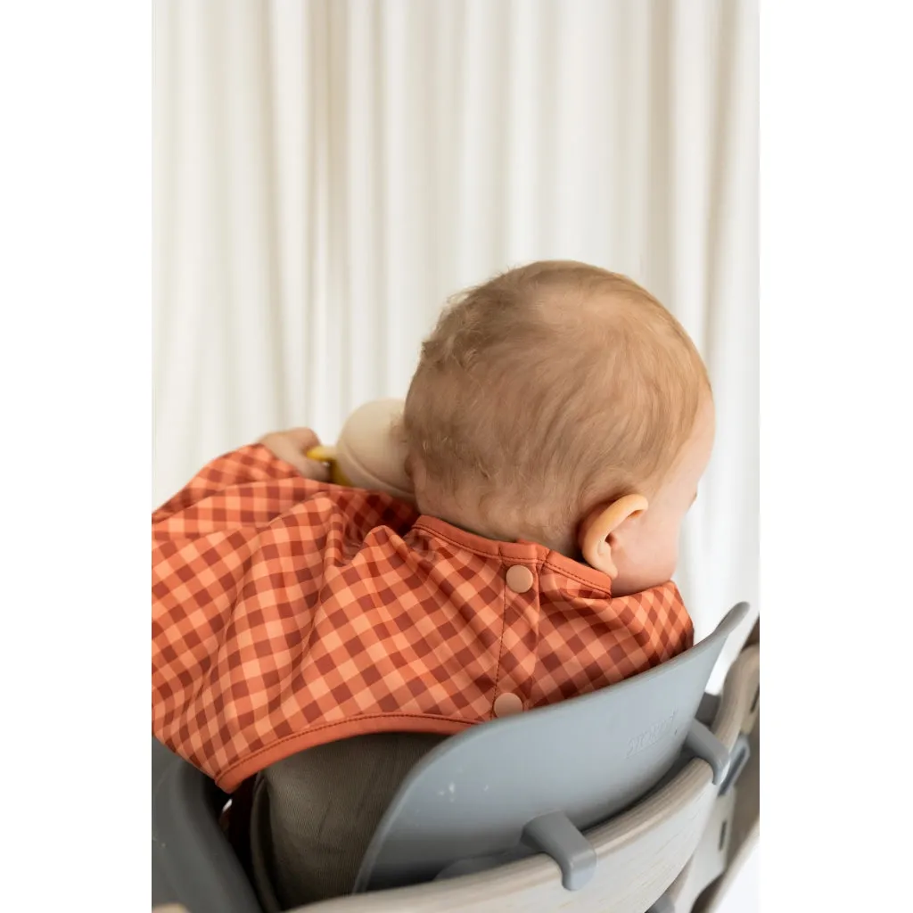 Smock Bib - Sunset Gingham