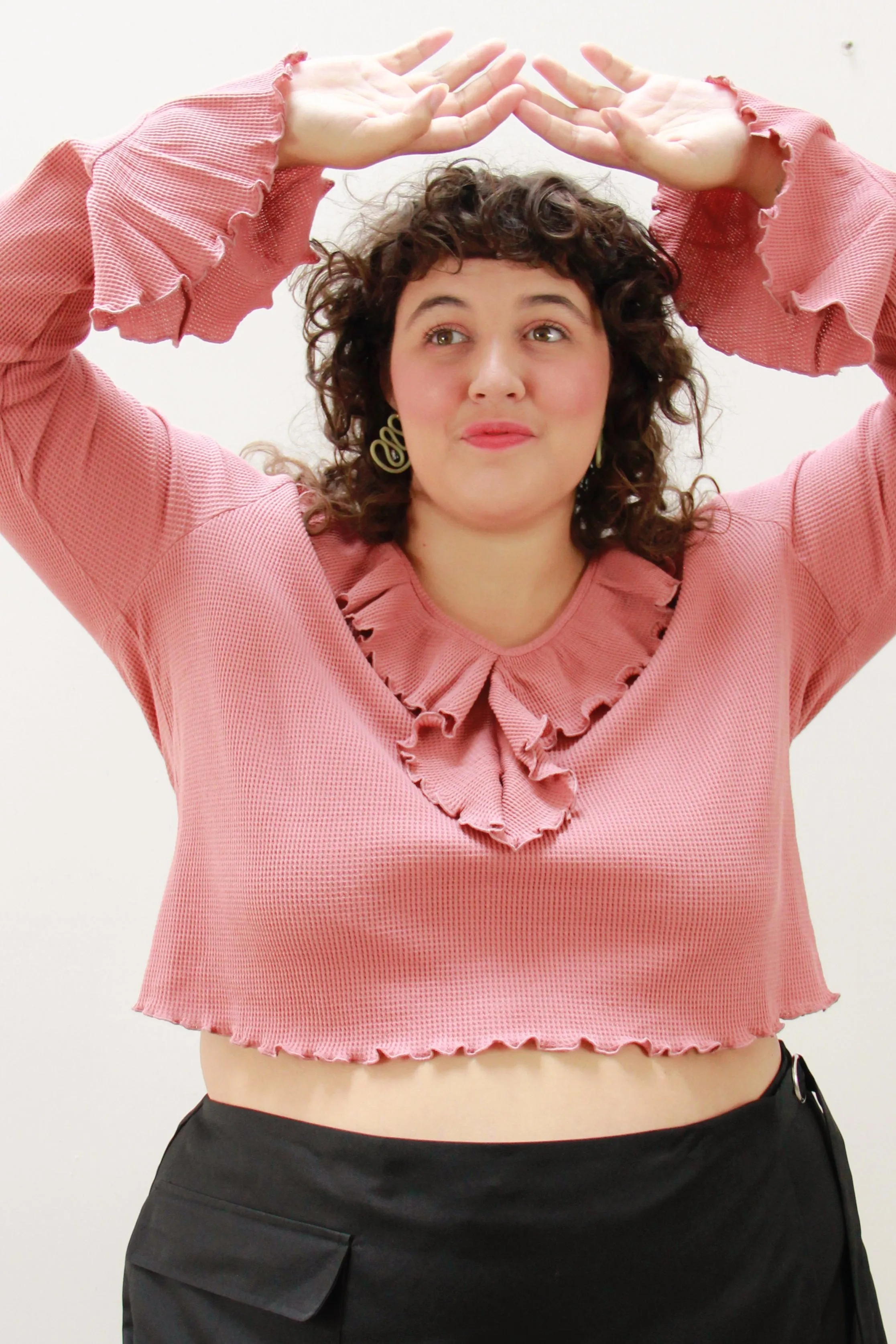 THE DAZED FLARE TOP ~ TERRACOTTA