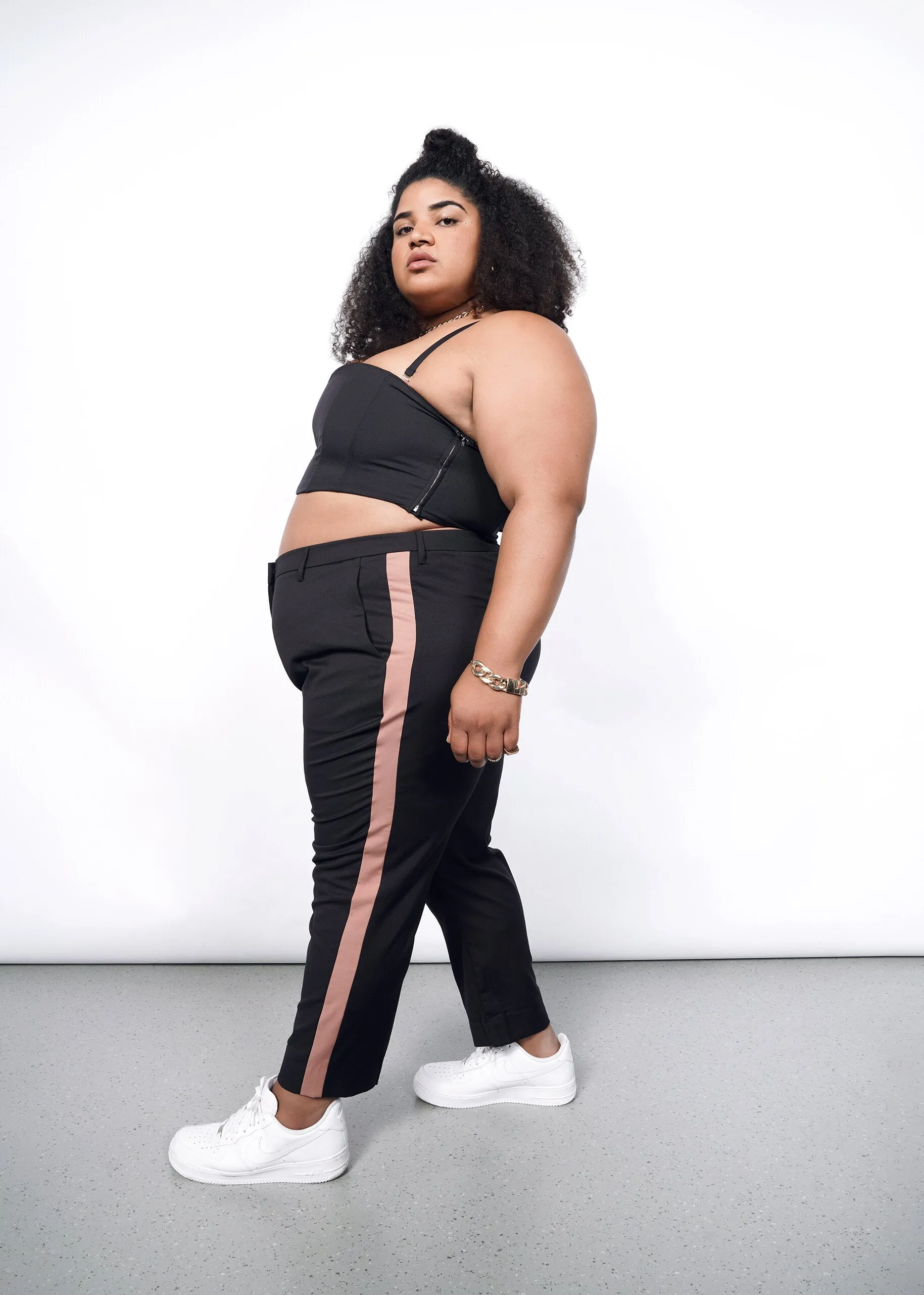 The Empower Colorblock Slim Crop Pant