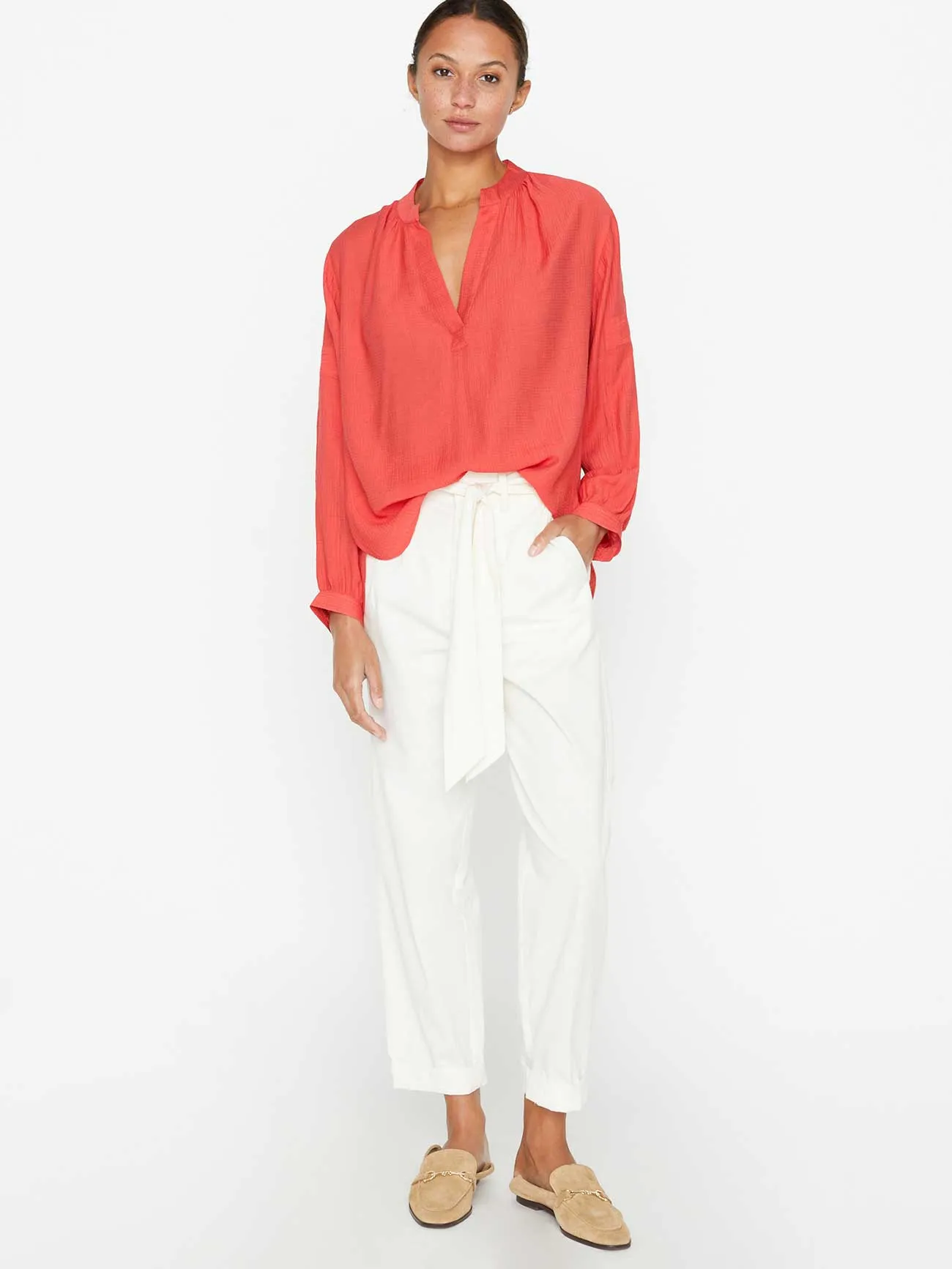 The Jaxon Shirred Popover