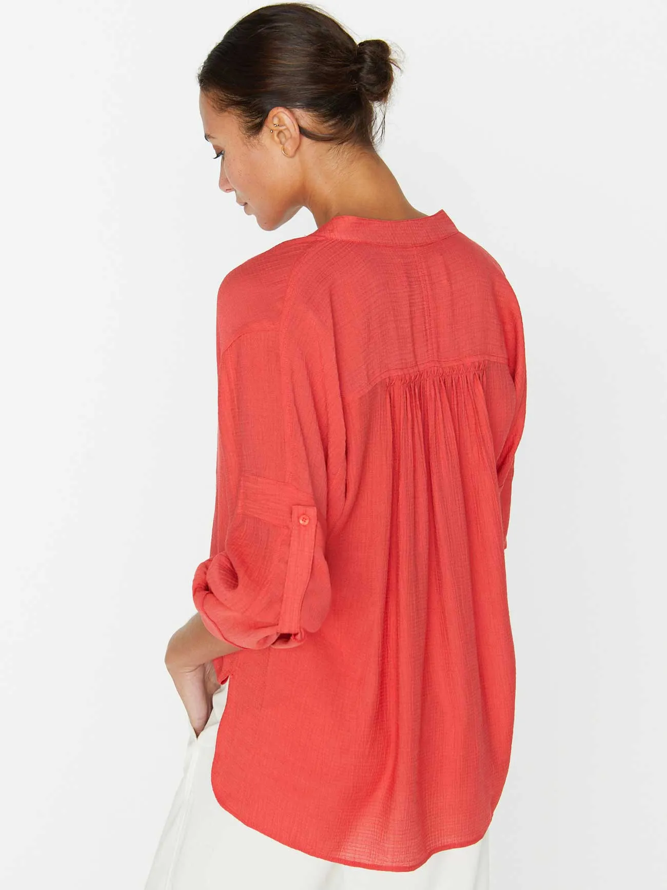 The Jaxon Shirred Popover
