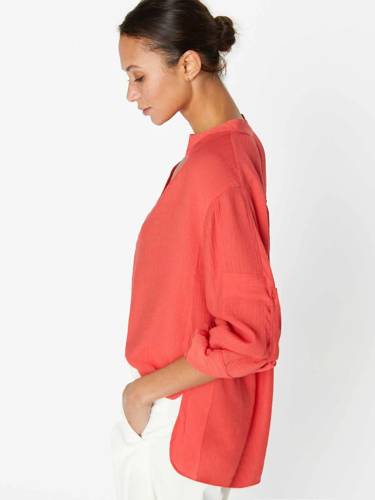 The Jaxon Shirred Popover