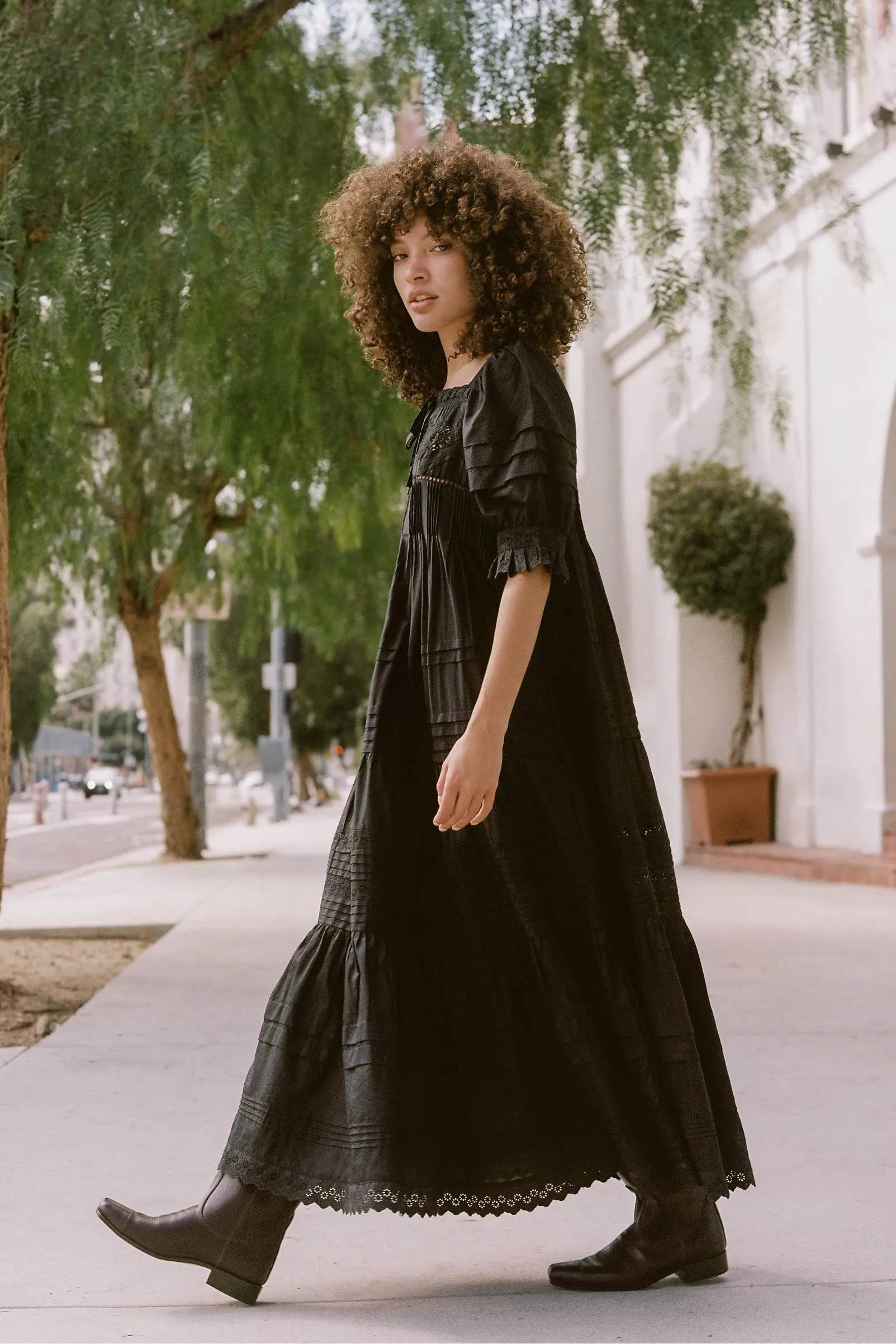 The Shaina Dress | Onyx