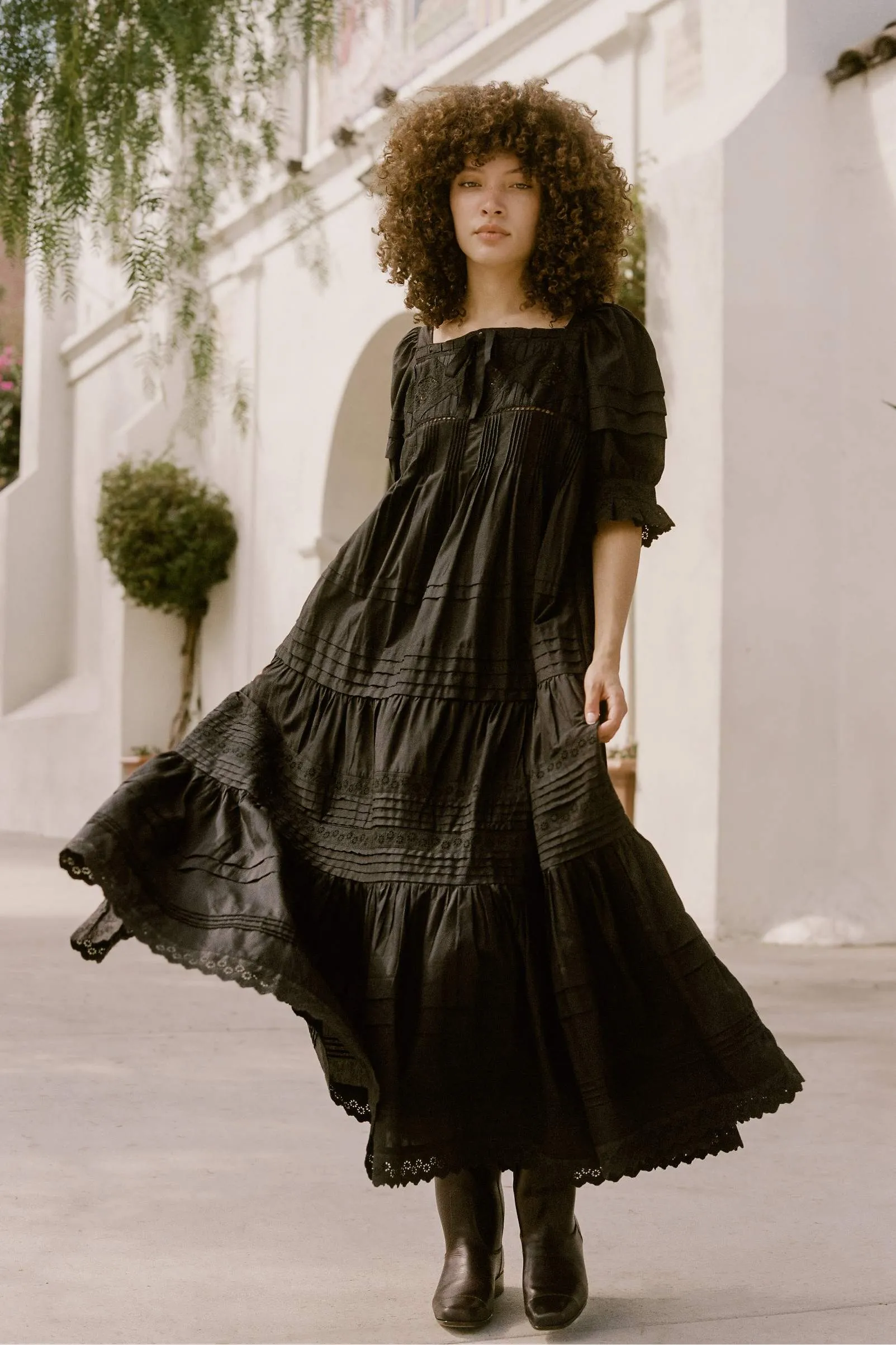 The Shaina Dress | Onyx