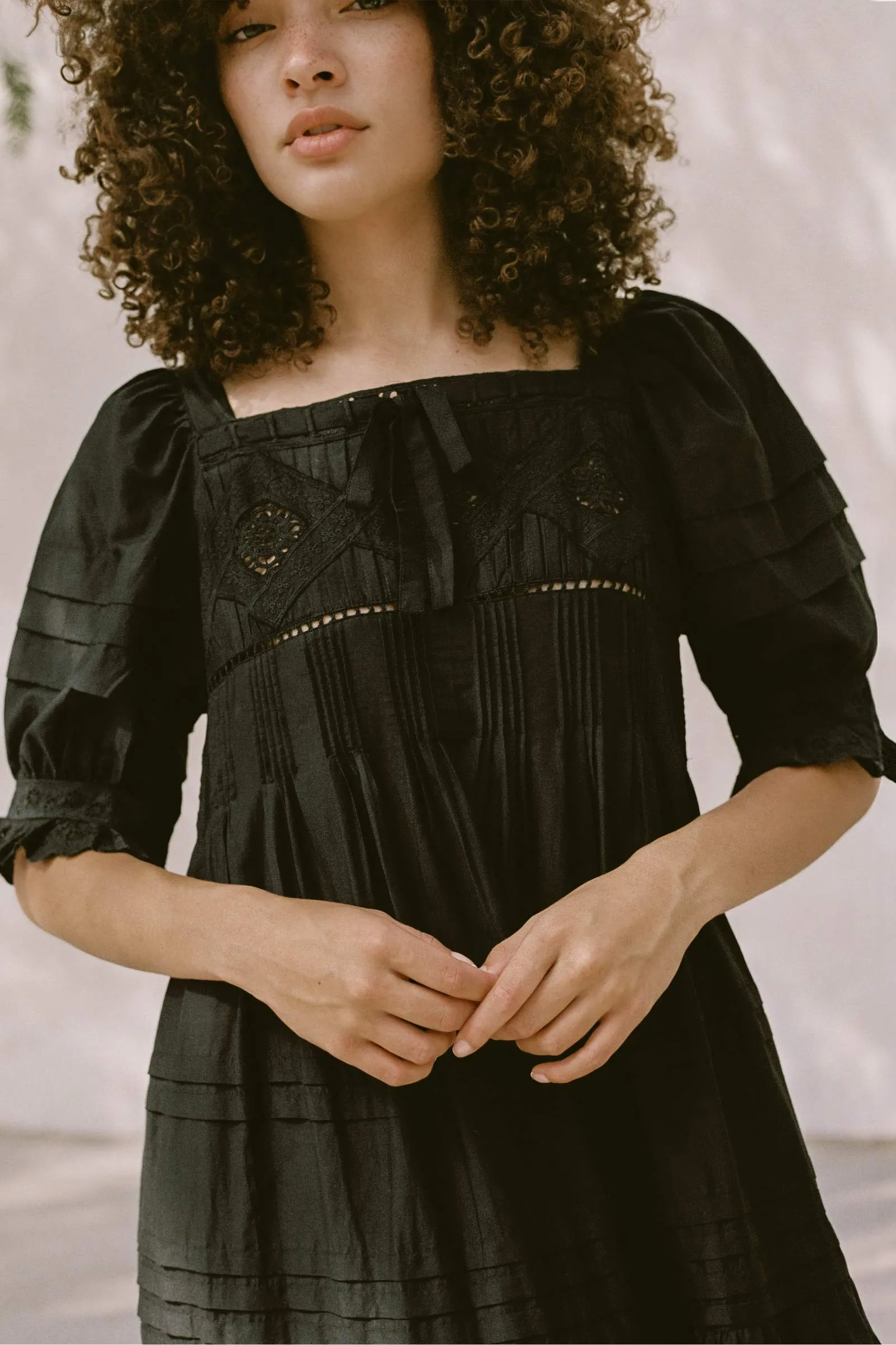 The Shaina Dress | Onyx