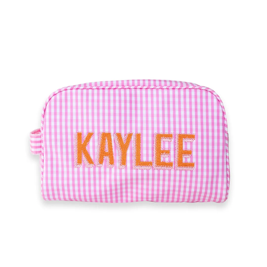 TRVL Gingham Stowaway Bag
