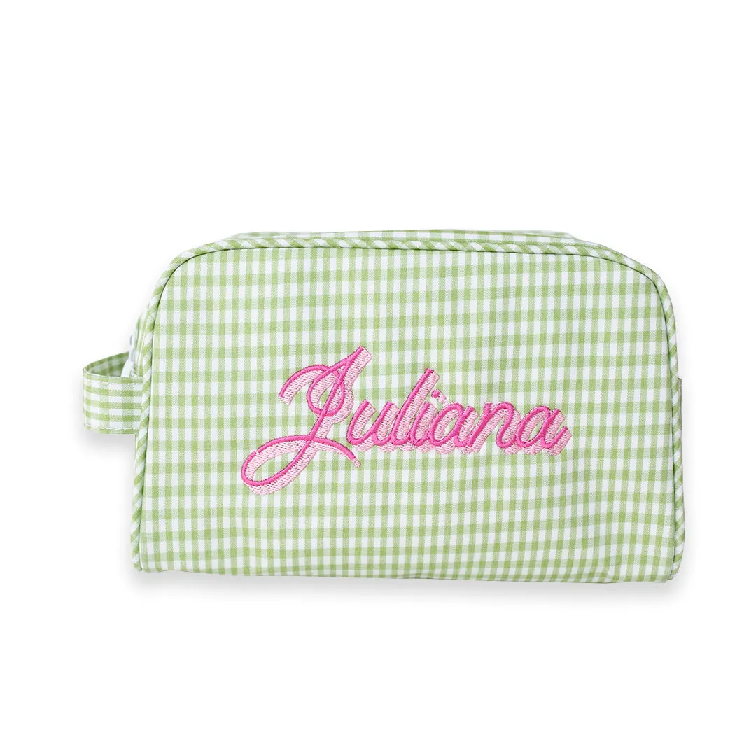 TRVL Gingham Stowaway Bag