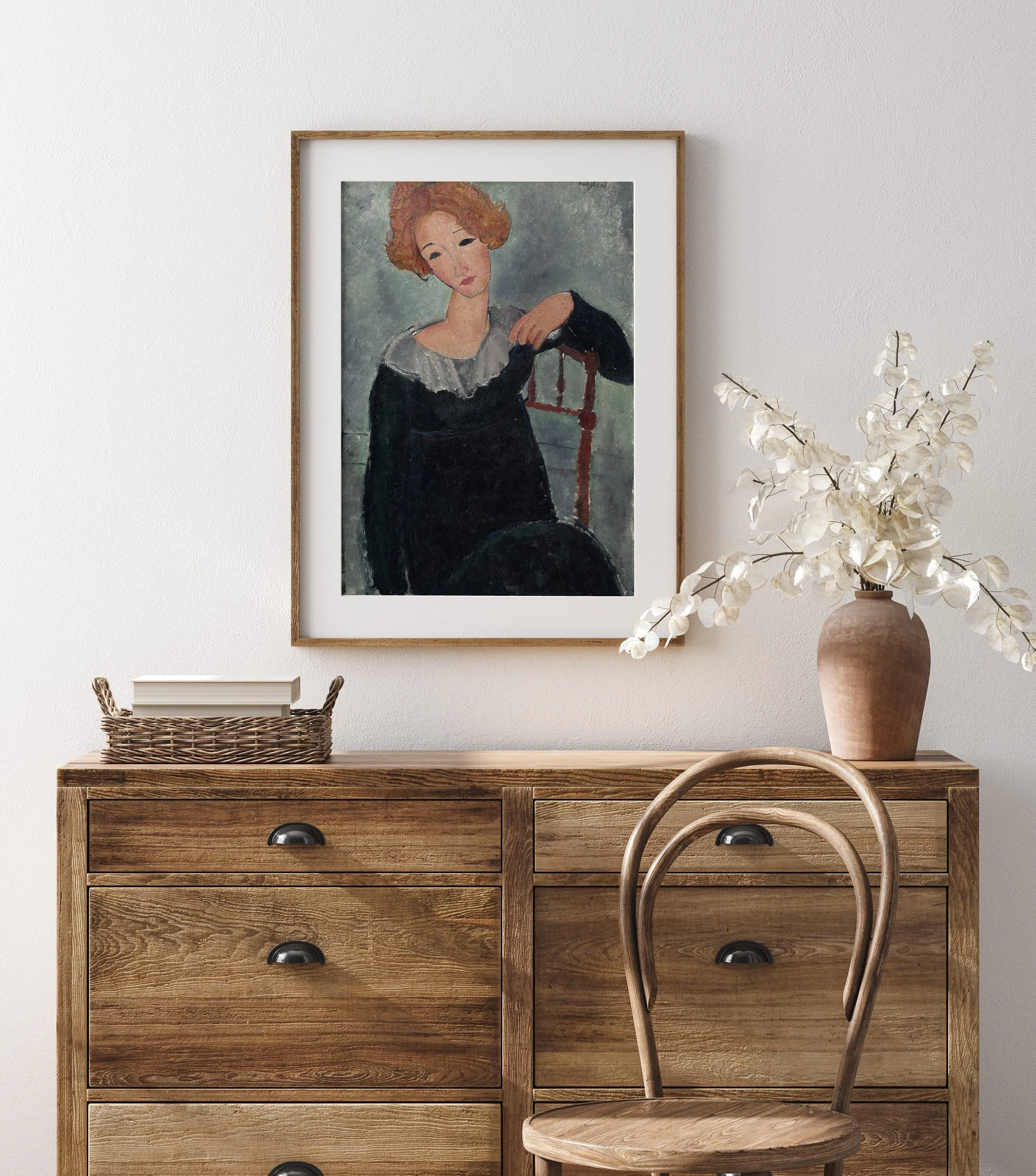 Vintage Figurative Woman