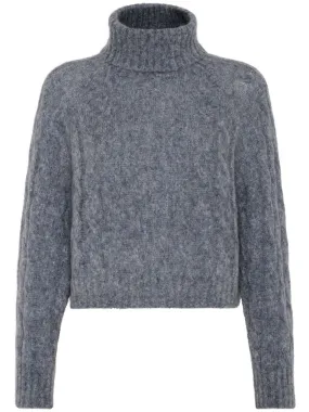 WOOL TURTLE-NECK JUMPER